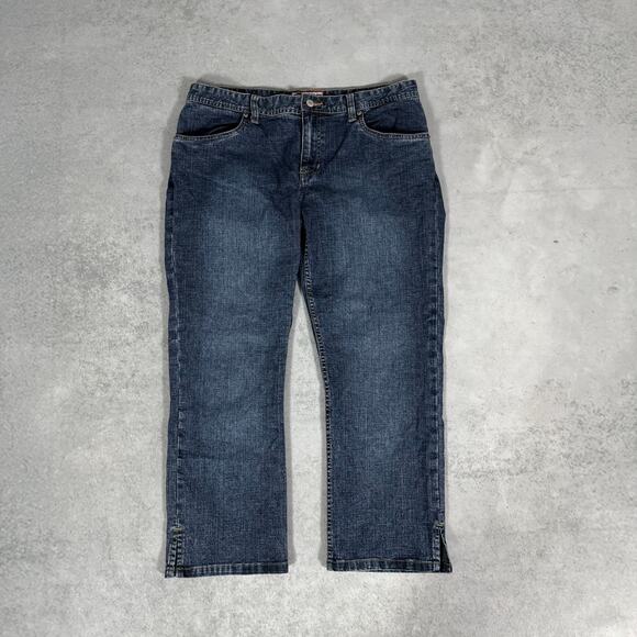 Old Navy Blue Jeans Straight Leg Medium Wash Denim - Size: 14 - Picture 1 of 9